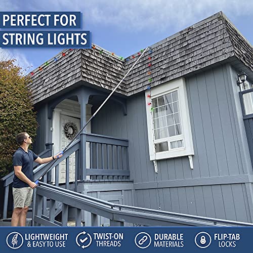 image for EVERSPROUT 7-to-18 Foot Utility Hook with Extension Pole (25 Foot Reac