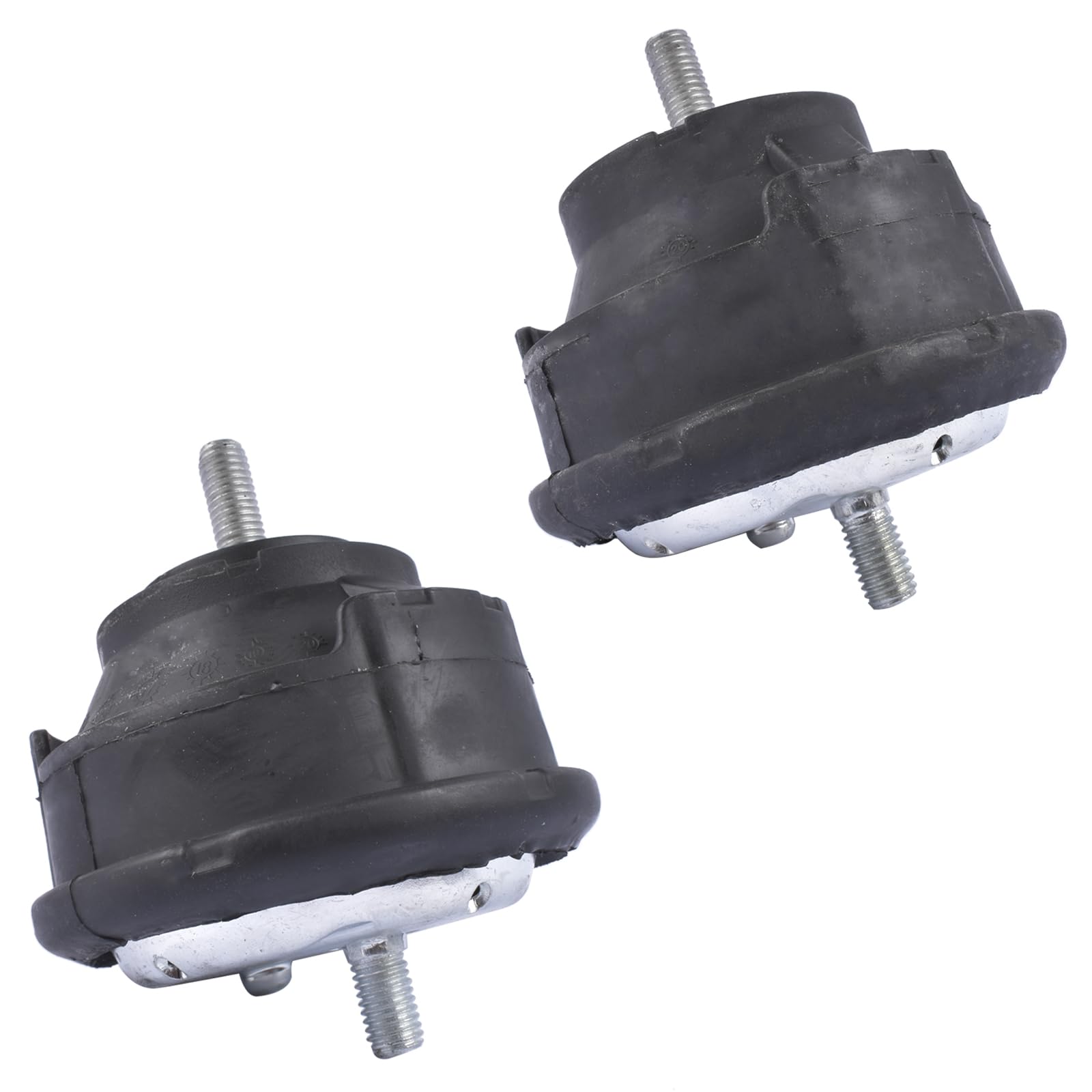 Bisenya 2x Delantero izquierdo+derecho Soporte motor Compatible con Serie 3 E46 316i 318d 320d Z4 Cabr-iolet Com-pact Cou-pe 22116779971
