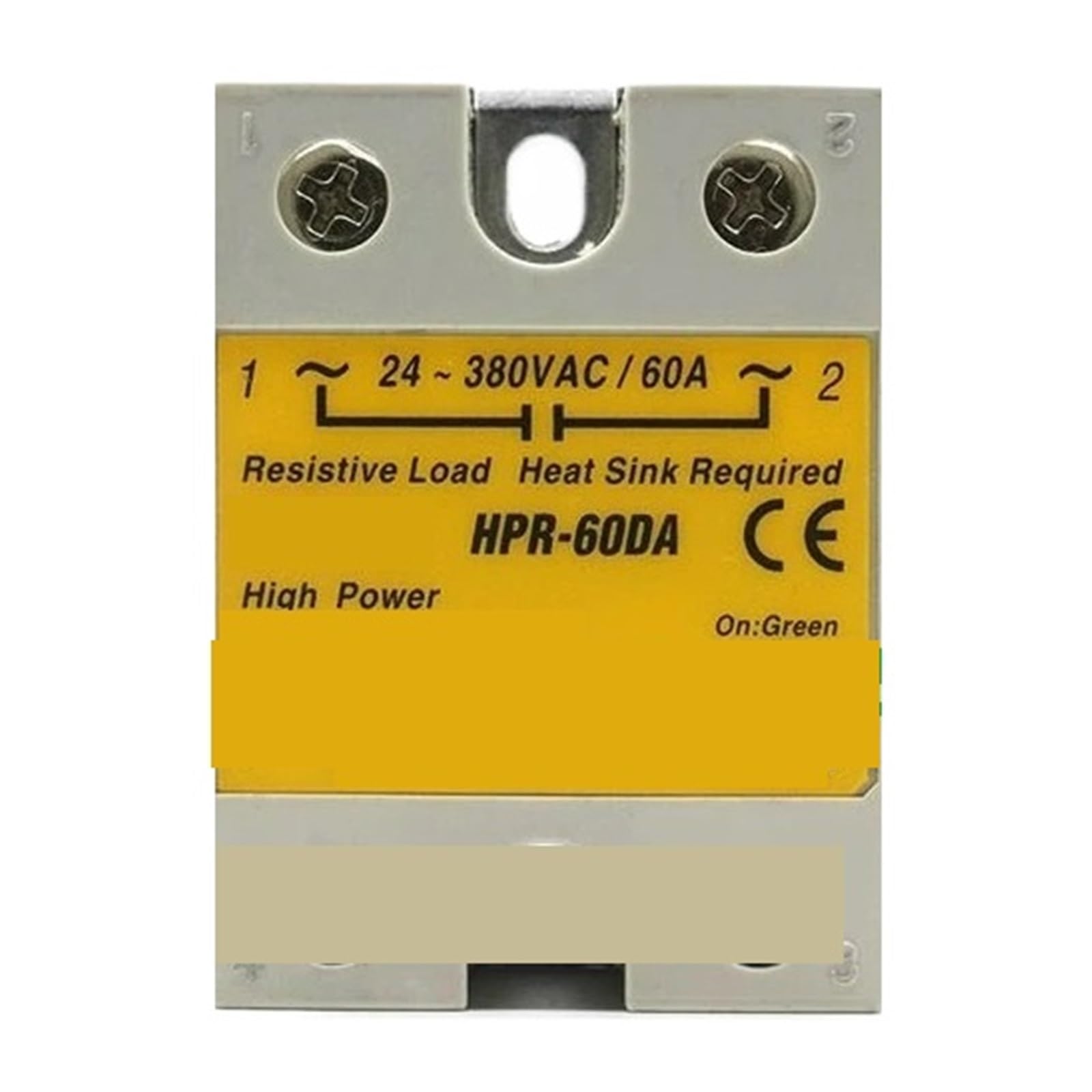 Relais statique HPR-100DA pour stabiliser le chauffage industriel AC