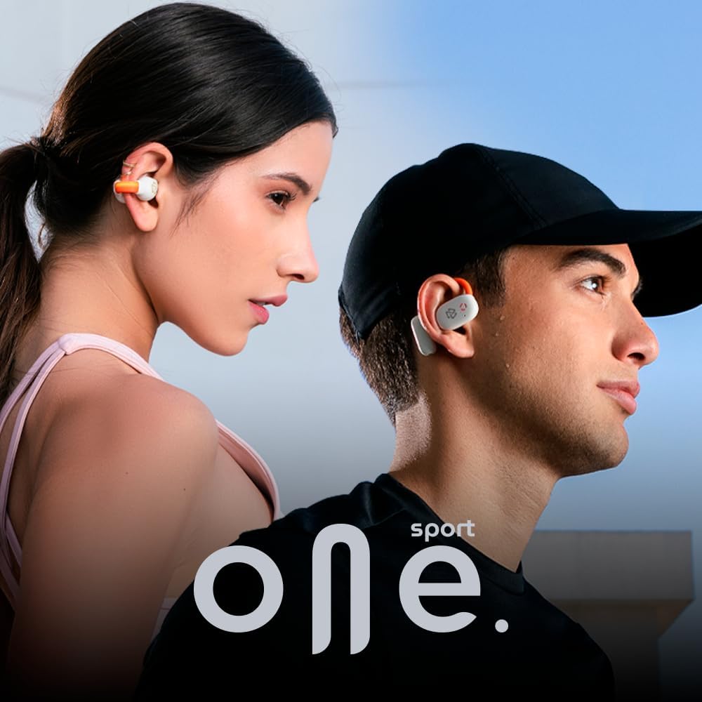 Person wearing STF Sport One Pro Headphones