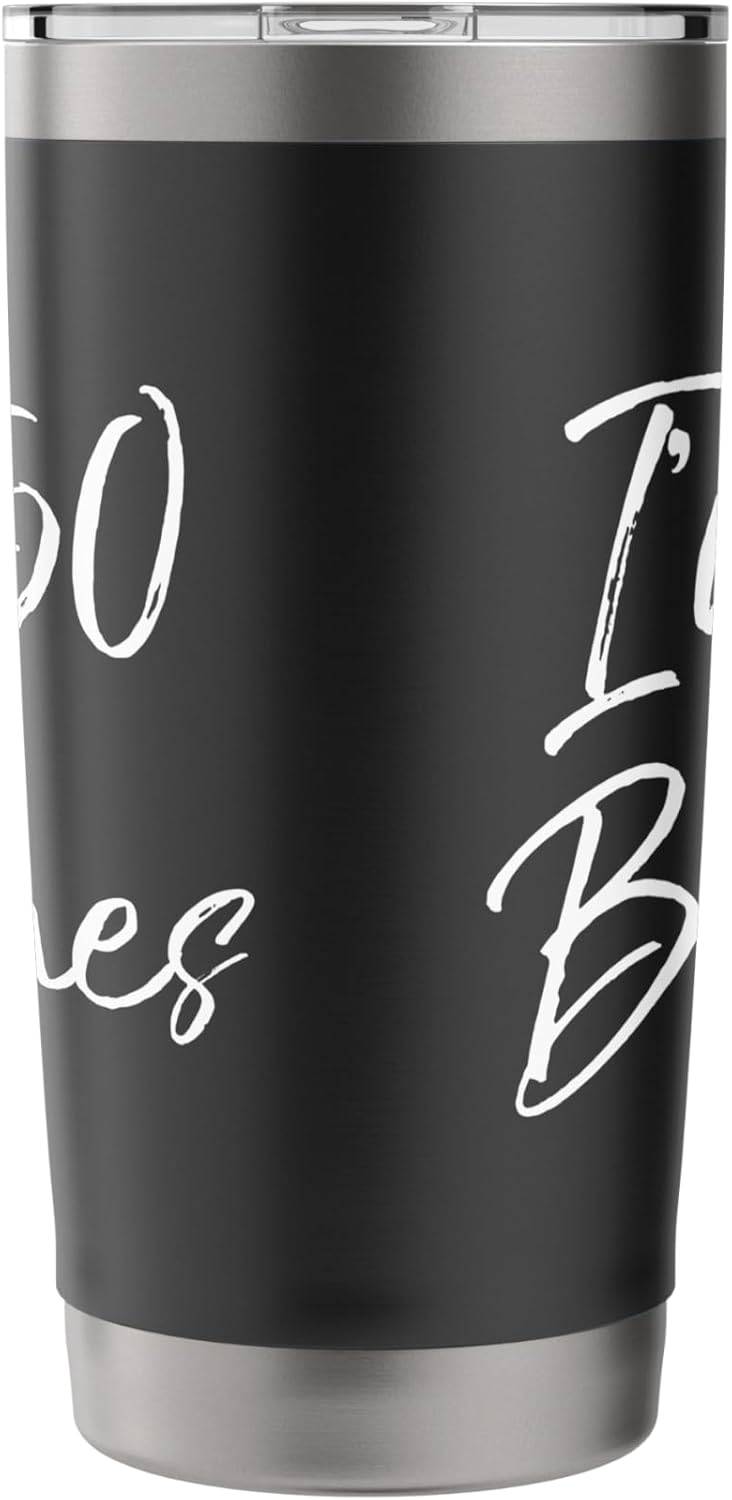 Funny 50th Birthday Gift for Women Cute I'm 50 Bitches Stainless Steel Insulated Tumbler - Image 4