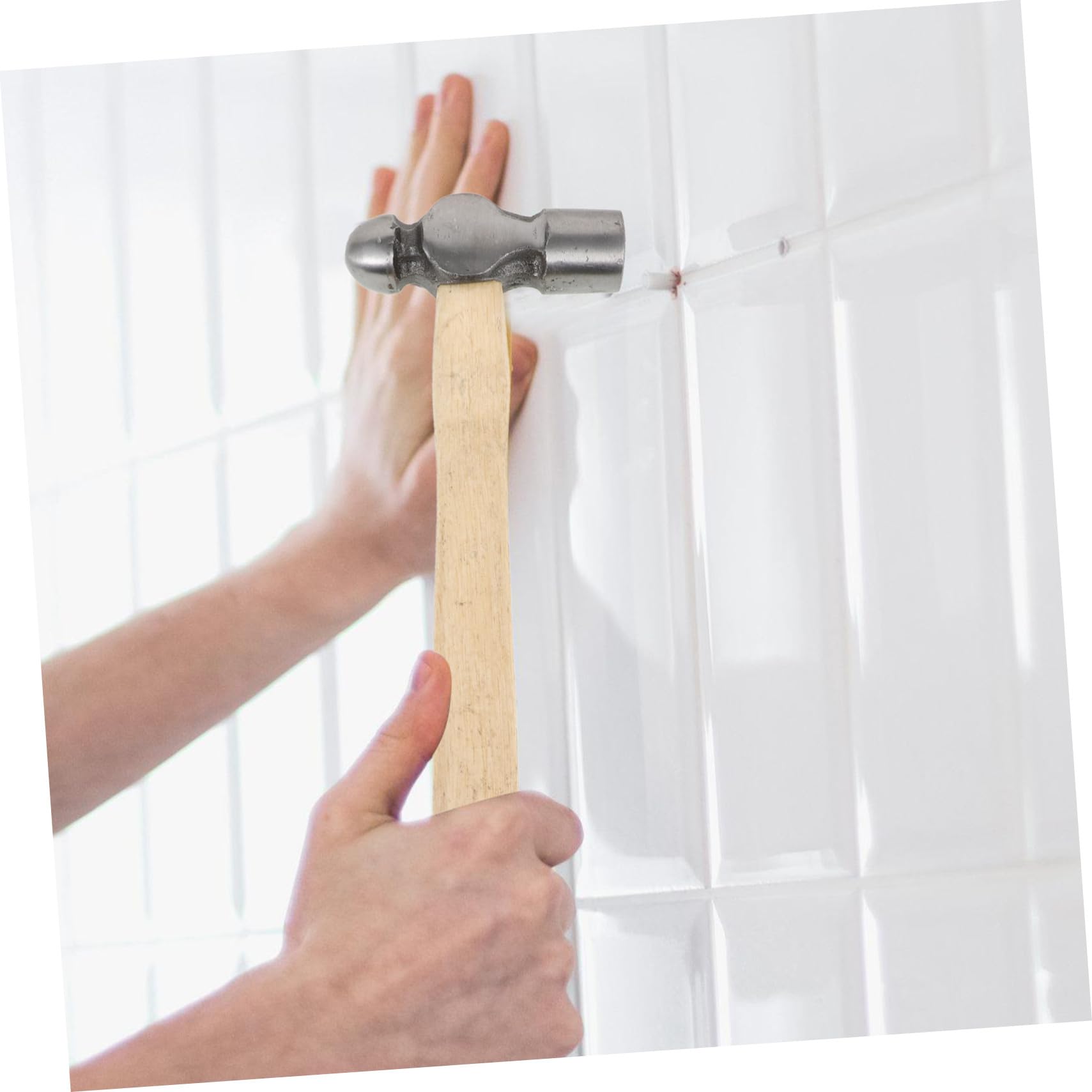 Martillo Encofrador de Mango con Cabeza Redonda Herramienta Ergonómica para Carpintería Accesorio Resistente para Trabajos de Madera y Construcción