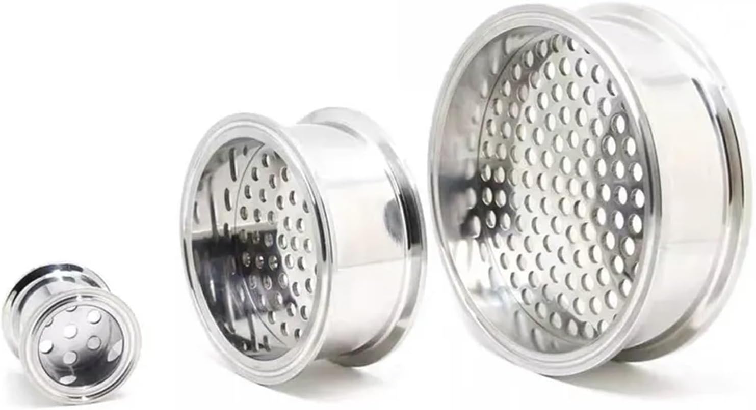 ホースクランプ、パイプフープ、1個 8mm-120mm ステンレススチール ドライブ 燃料チューブ 水パイプ ファスナー ワームサイ 1個 38mm  パイプ OD x 3.8 cm トライクランプ 編組 フレキシブル ホース 長さ1200mm 304 ステンレススチ 57mm 2.25インチから38mm  1.5インチ ... ROUPWKWO 1.5インチ 38mm OD50.5mm トライクランプ ステンレススチール 304 フィルタープレート 自作アク