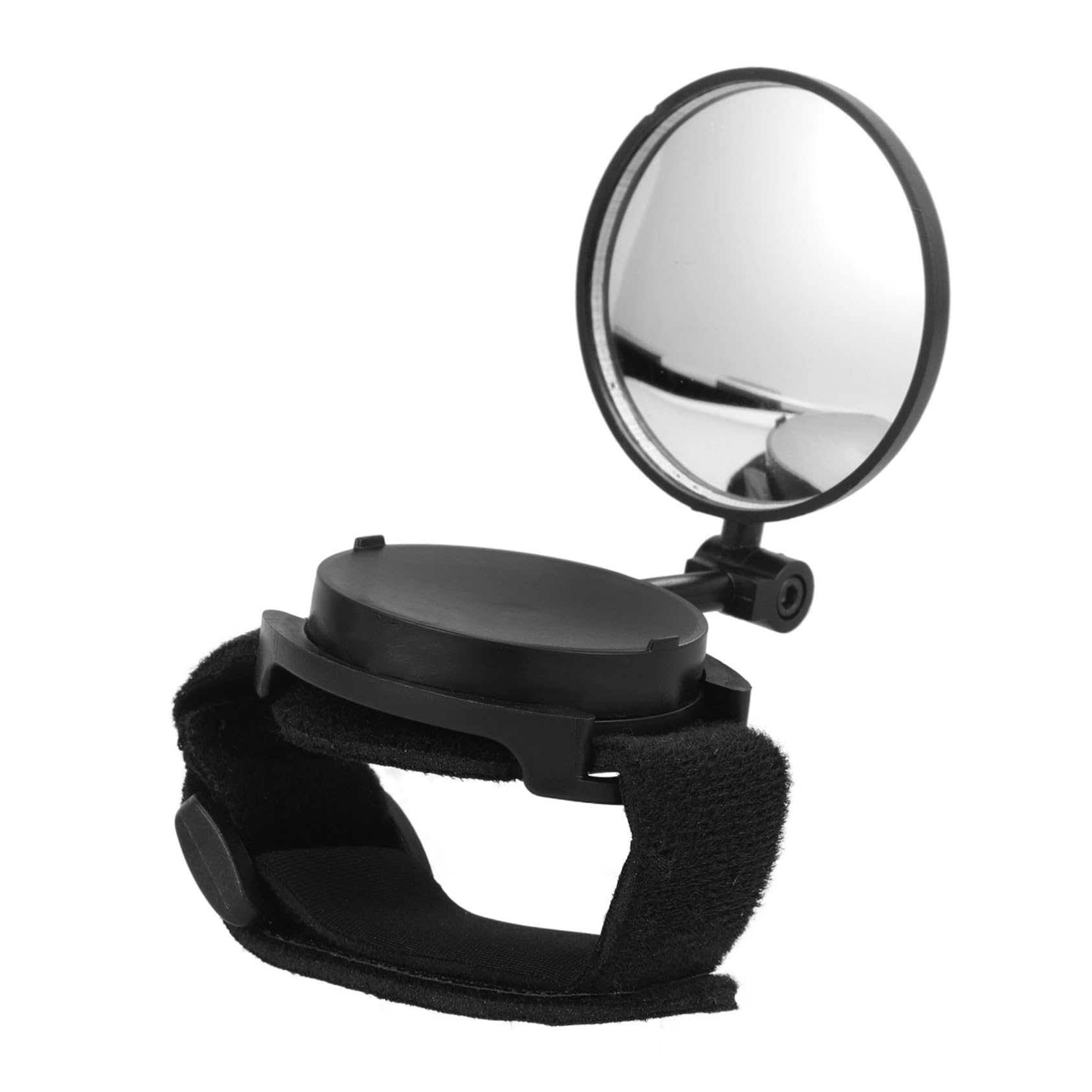 5 Pièces miroir de vélo vue arrière rétroviseurs rotatifs de cyclisme miroir de casque cycle rétroviseur de poignet de bras pour vélo miroir tournant de cyclisme plastique Black
