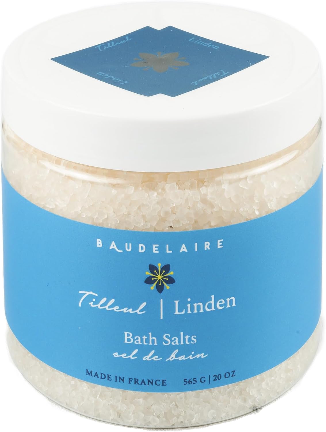 Provence Sante Relaxing Bath Salt - Luxury and Soothing Soak - Aromatic Vetiver Scent - Made in France - 20 Oz