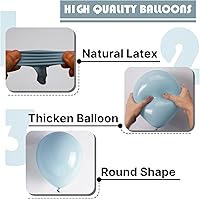 Vista 164 de PartyWoo Nude Balloons 100pcs 12 Inch Apricot Boho Fall Neutral Latex Helium Balloons for Graduation Wedding Anniversary Birthday Boy Baby Shower