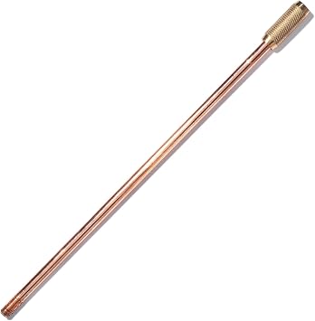 Extension Rod For Generator Grounding Kit, Extend The Copper Grounding Rod For Electric Fence To Get Deeper Into The Earth And Get A Better Grounding, Compatible With The Nasafes Grounding Rod Kit