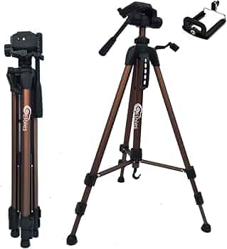 Eloies Travel Series TL-51 Aluminum Tripod Stand for DSLR/Mobile Phone/SLR and Digital Camera Maximum Height 60"/ 5' Feet | Light-Weight Compact Size ...
