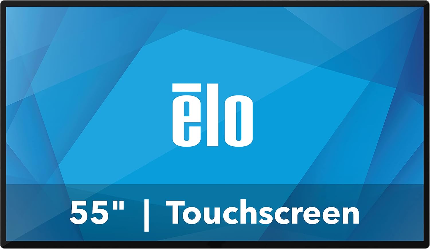 Elo 5553L - 55" 4K Touchscreen Signage with Anti-Glare Glass - 40 Touch, 3840 x 2160, Black