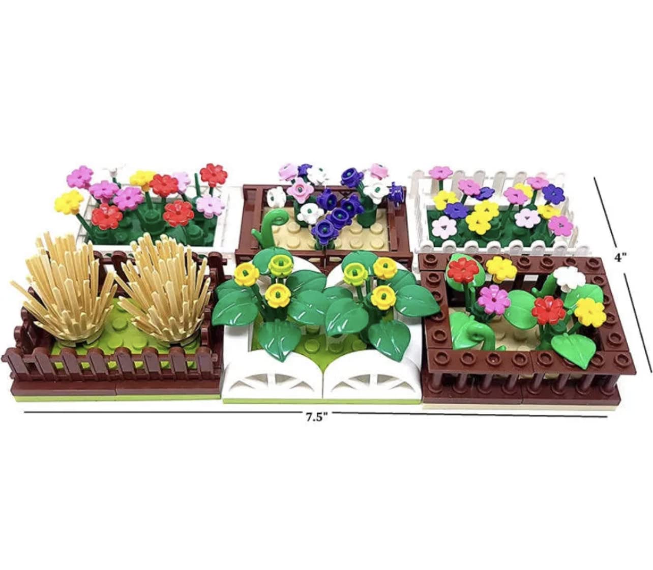 Amazon.com: General Jim's Flower Bed Boxes 161 Piece Modular