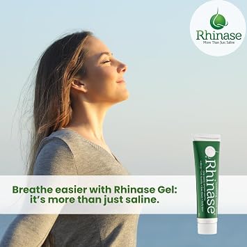 Rhinase Saline Nasal Gel (2 Pack) 1 oz Each - Allergy - Nosebleed - Low Humidity...