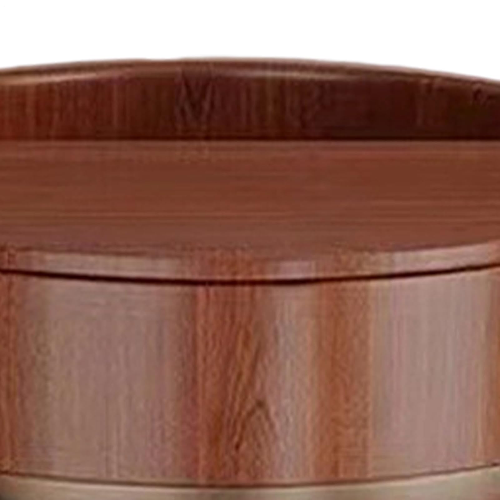 Bacino per Ammollo Piedi Massaggio Estetico | Vasca Pediluvio Legno Per Spa Casa Bagno Camera Da Studenti Appartamento Lavaggio Mani Sauna Biancheria