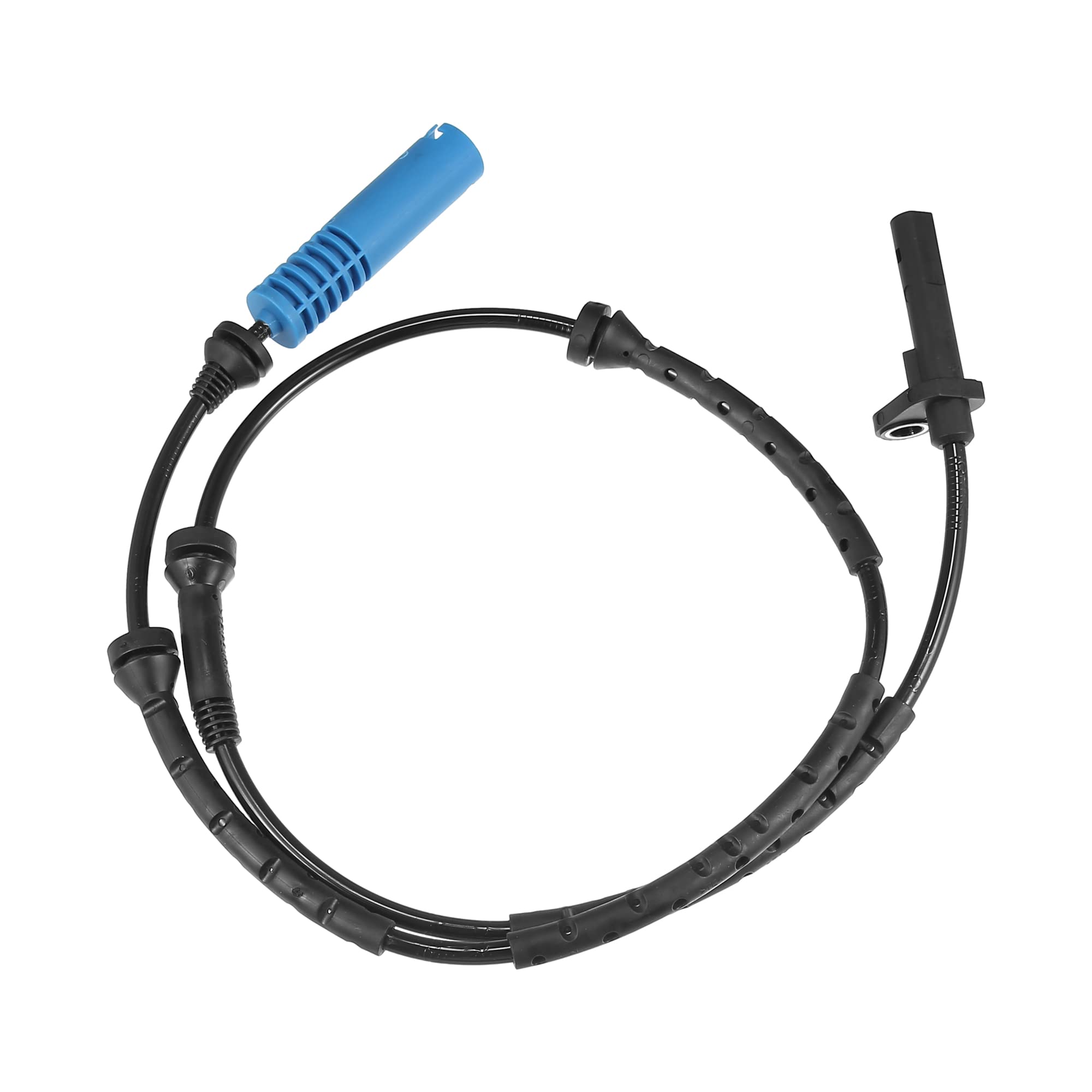 X AUTOHAUX ABS Raddrehzahlsensor Für BMW X3 E83 04-10 1x | Farbe Schwarz Blau, Material Kunststoff, Position Vorne, Laenge 96cm, Durchmesser 7mm, Pin 2, OE 34523420330