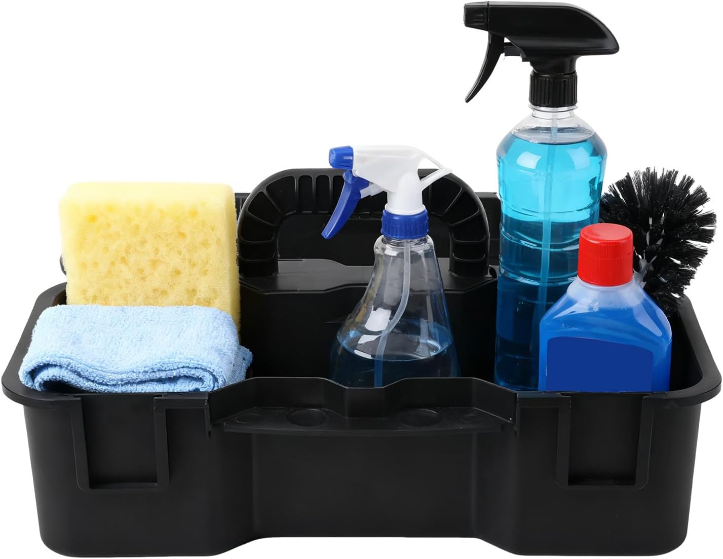 Reinigungstasche, multifunktionaler tragbarer Organizer mit Griff, Reinigungszubehörkorb, für Badezimmer, Küche, Schlafzimmer, Wäscherei, Wohnheim, Hochschule, Zuhause, Garten, Auto, Camping, Pferdepflege Reinigungstasche, multifunktionaler tragbarer Organizer mit Griff, Reinigungszubehörkorb, für Badezimmer, Küche, Schlafzimmer, Wäscherei, Wohnheim, Hochschule, Zuhause, Garten, Auto, Camping, Pferdepflege