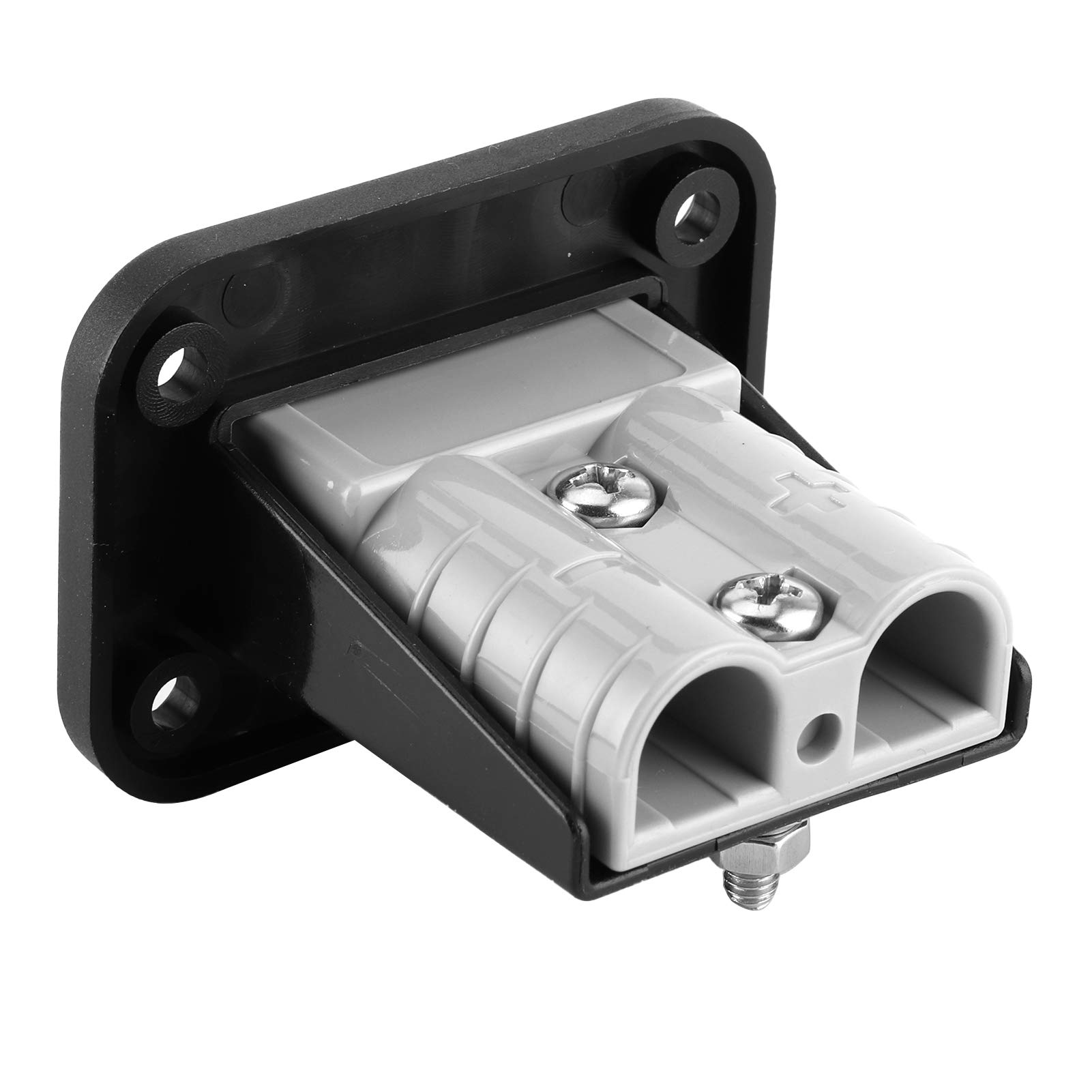 Aramox Prise d'alimentation RV 50 A, Prise d'alimentation Ignifuge 600 W Grand ABS Ignifuge Actuel pour Bus de Yacht de Bateau de Camion