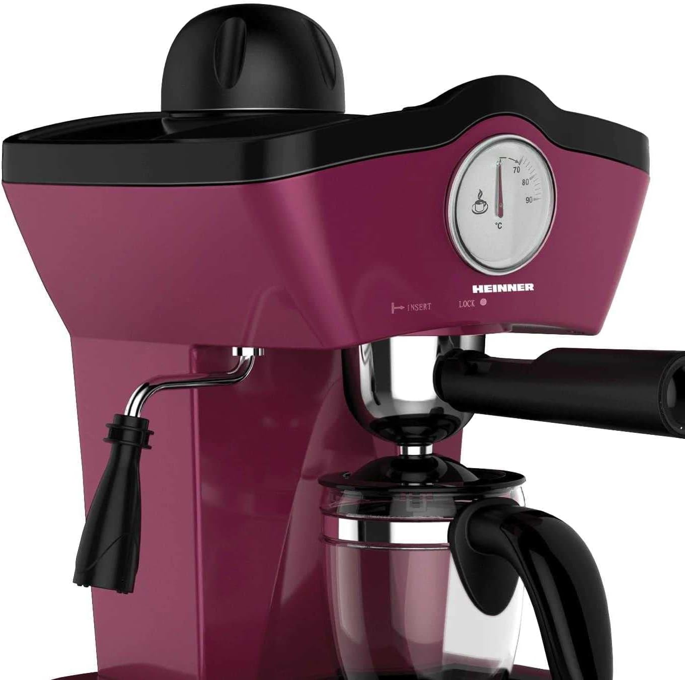 HEINNER HEM-200BG Espresso Machine front view