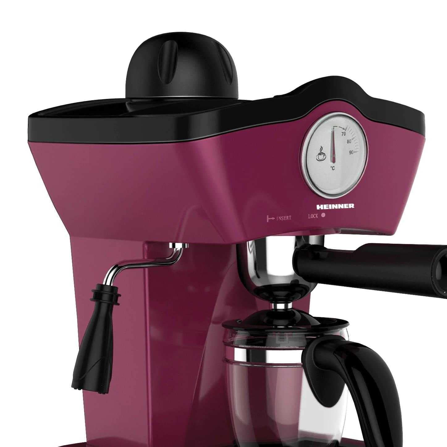 HEM-200BG Manuelle Espressomaschine, 800 W, 0.25 L, 3.5 bar