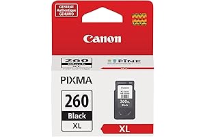 Premium PG-260XL Black Ink Cartridge - Compatible with Canon TR7020, TS6420, TS5320 Printers