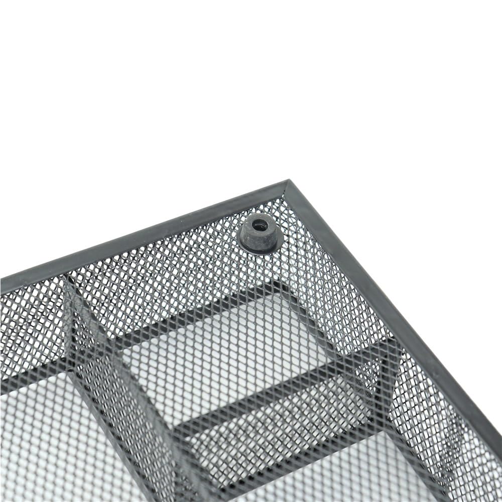 Organizer da scrivania in rete metallica, separatore per cassetti da scrivania con 5 scomparti, accessori per cancelleria e cucina