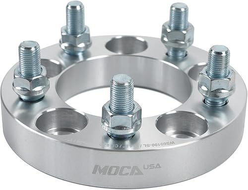 Miniatura 9 de MOCA - Espaciadores de rueda de 2 pulgadas, patrón de pernos de 2.165 x 4.500 in, orificio del cubo de 3.248 in, perno de 12 pulgadas x 20 para Jeep