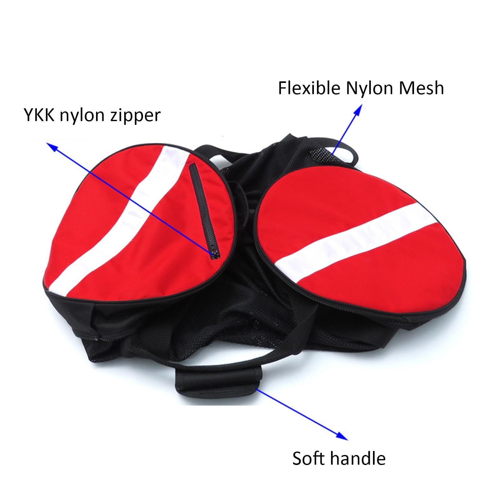 Borsa da immersione in rete per immersioni, borsone da palestra da 78 l, con tracolla, grande spazio per riporre gli attrezzi per immersioni, snorkeling, nuoto e viaggi