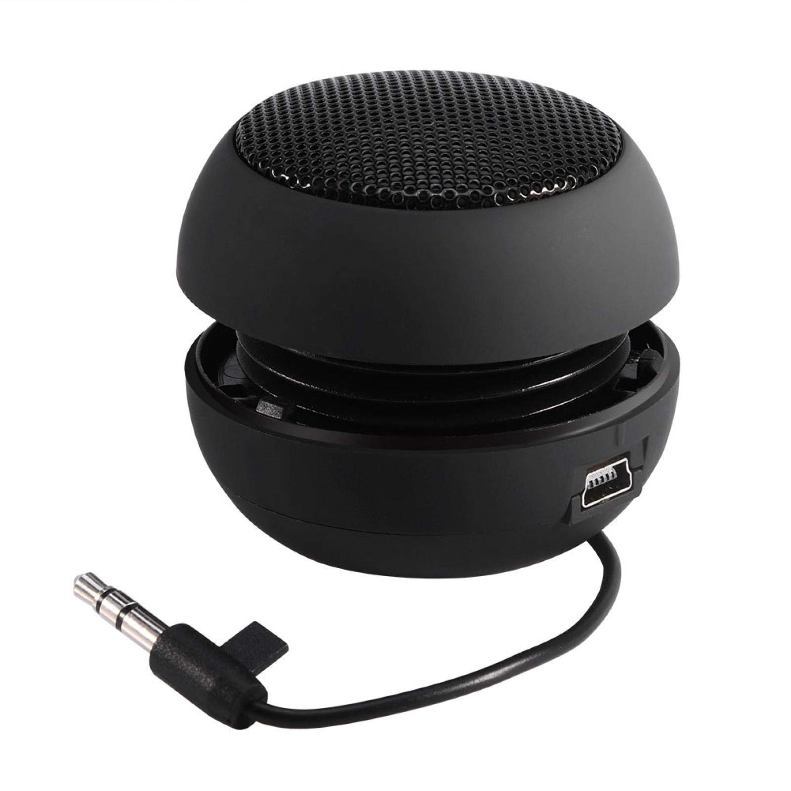Mini Speaker, USB Lightweight Portable Travel Low Power Retractable  Loud Speaker with Battery, for MP3, MP4, MP5, Mobile Phones,