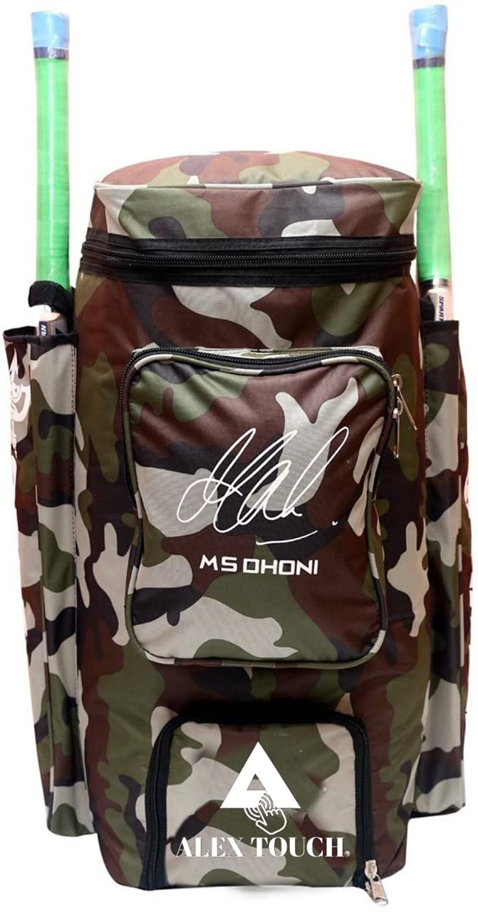 Alextouch MSD Cricket kit Bag Dashing Look for Cricketer (Green) (B09B3DSMFK) Amazon Price History, Amazon Price Tracker