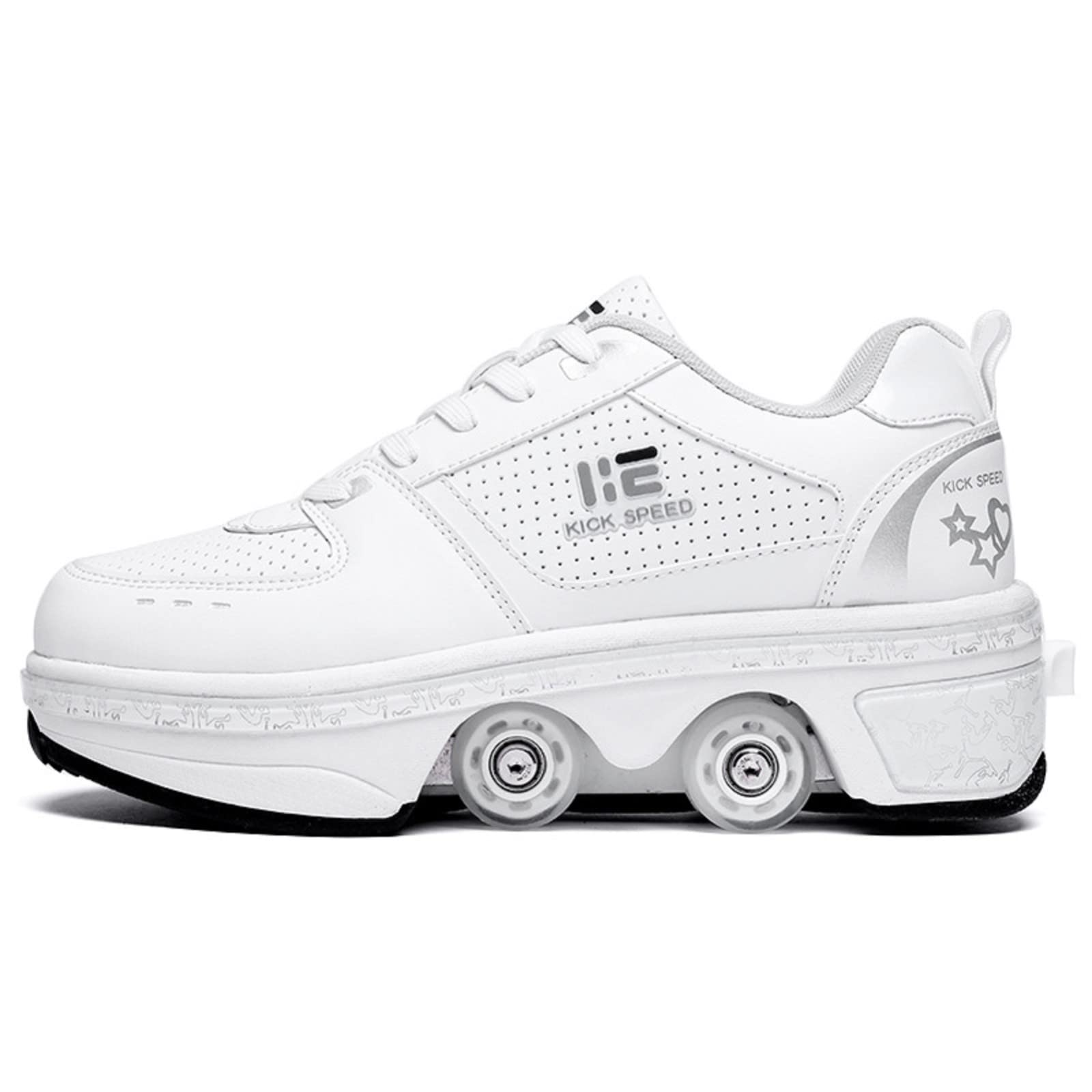 Saiweng Double Row Wheel Roller Shoes Parkour Shoes Male