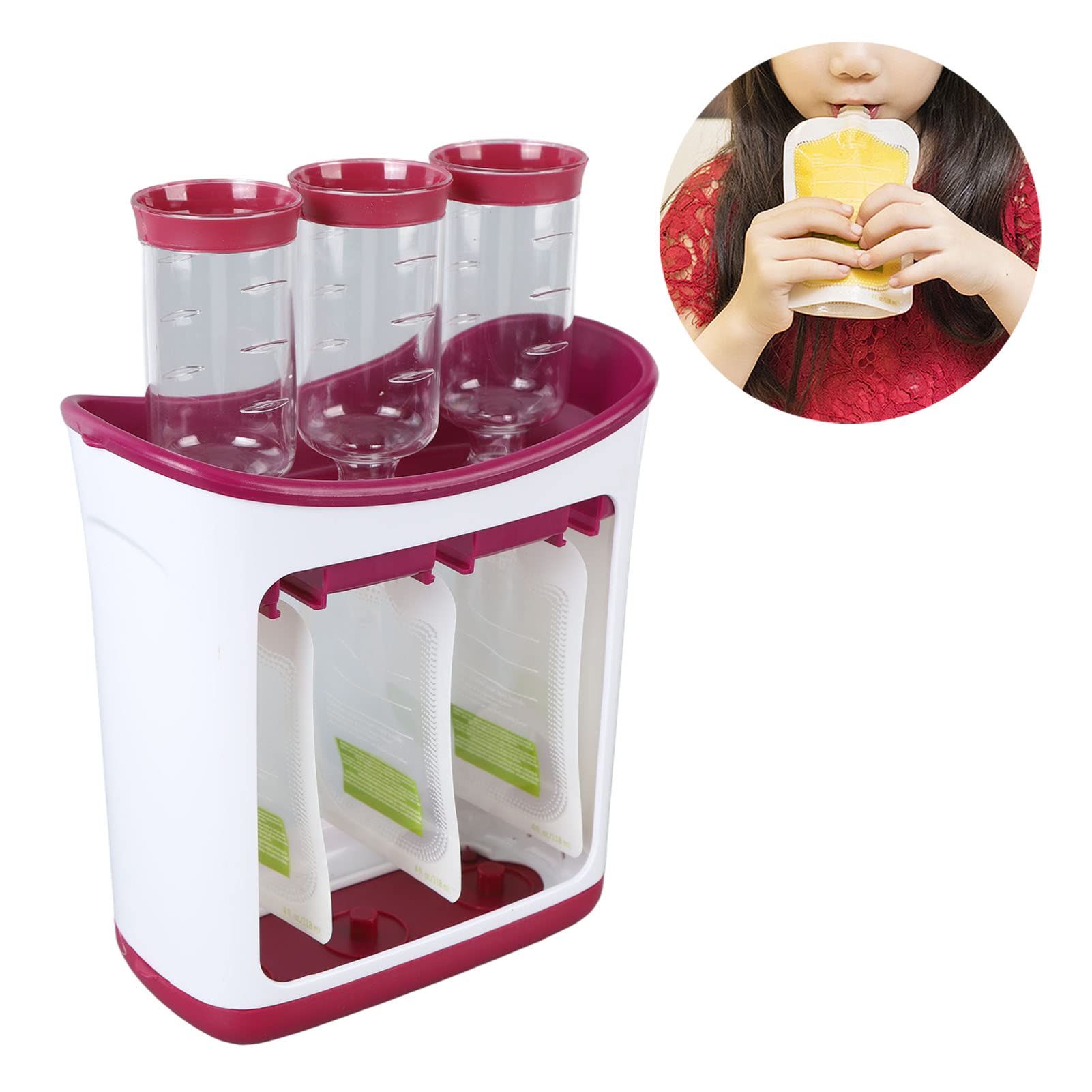 Station de pressage alimentaire, manuel de jus de fruits pour bébé Portable, facile à laver pour les bébés