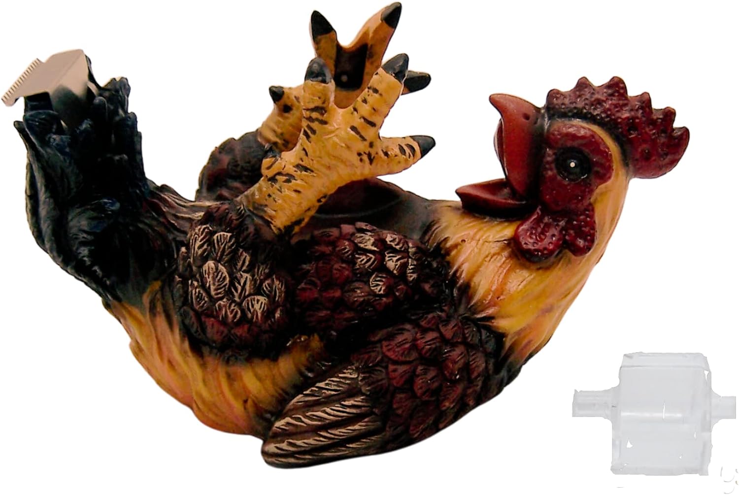 Rooster Tape Dispenser, Farmhouse Office Decor, Funny Office Supplies, Unique Desk Accessory, 5.5 Inches image 3