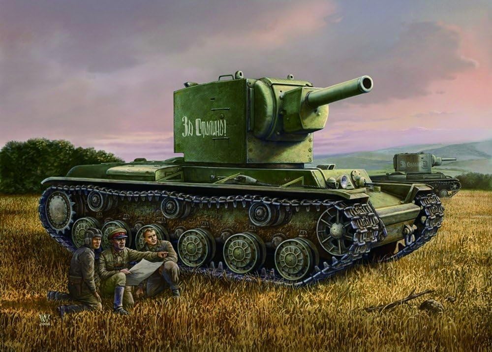 Hobby Boss Russian KV-2 Tank Vehicle Model Building Kit