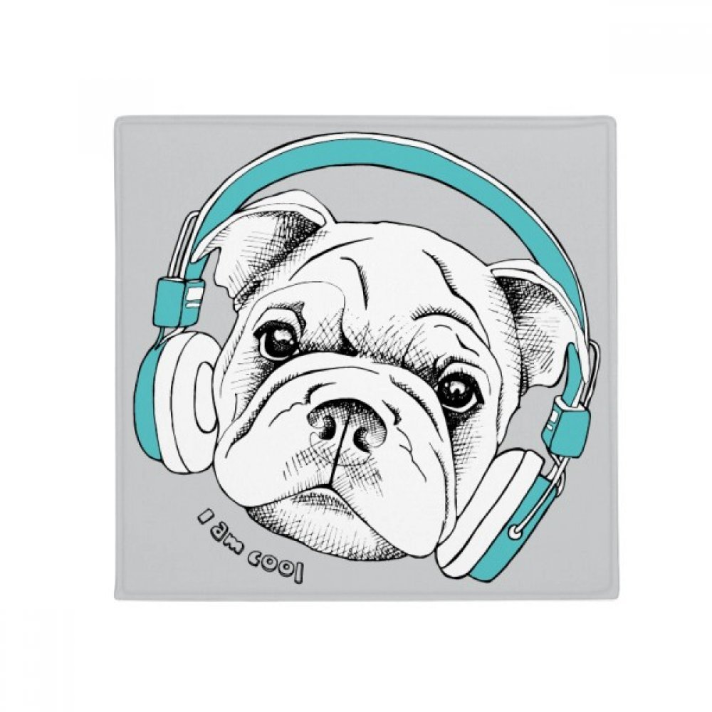 Tapis de sol antidérapant cuisine et porte motif chien musique pour intérieur
