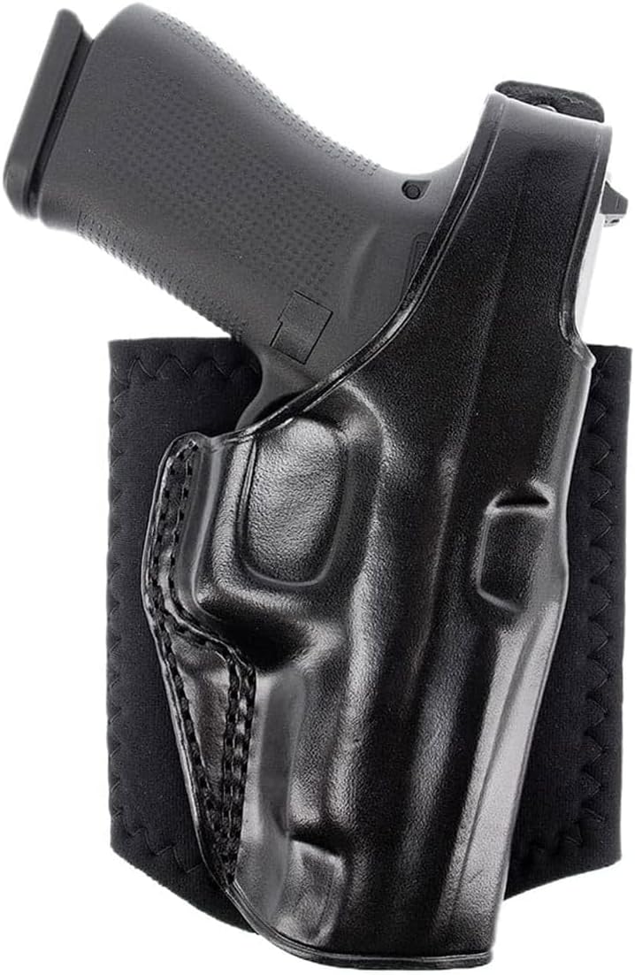 GALCO Ankle Glove Holster for Glock 43, 43X, Taurus GX4, Black (AG800RB)