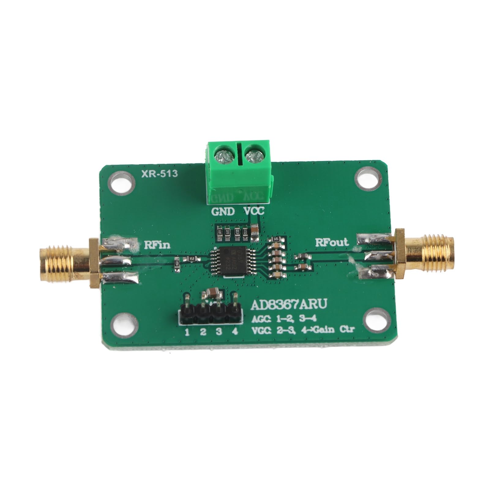 Acouto Scheda Modulo Amplificatore IF Controllo Automatico del Guadagno Componente Elettronico AGC Lo Stampaggio AD8367 Ha e Smoo Modulo Amplificatore IFAmplificatore IFAD8367 IFControllo Automatico