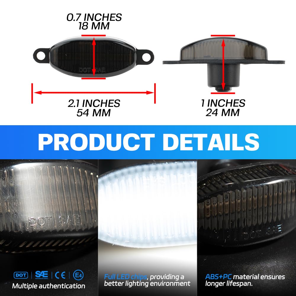 Amazon.com: Smoked Lens Xenon White LED Rapter Lights for 2010