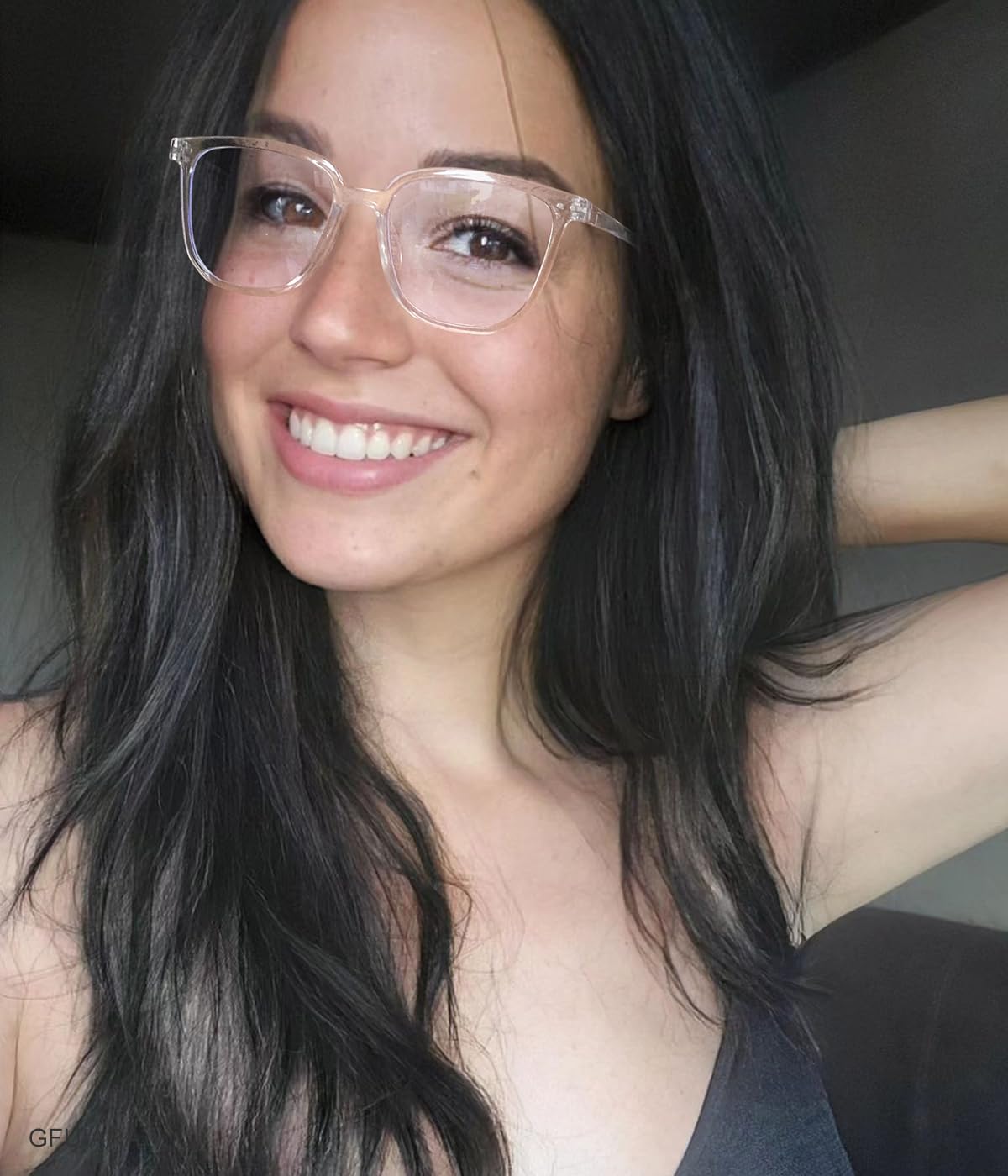 GFUIARA Lunettes de blocage de la lumière bleue pour homme et femme - Lunettes carrées à la mode pour ordinateur/télévision/téléphone portable/lunettes de jeu