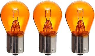 طقم 3 لمبه Tongsram 1 بول اصفر 12 فولت 21 وات, برتقالى