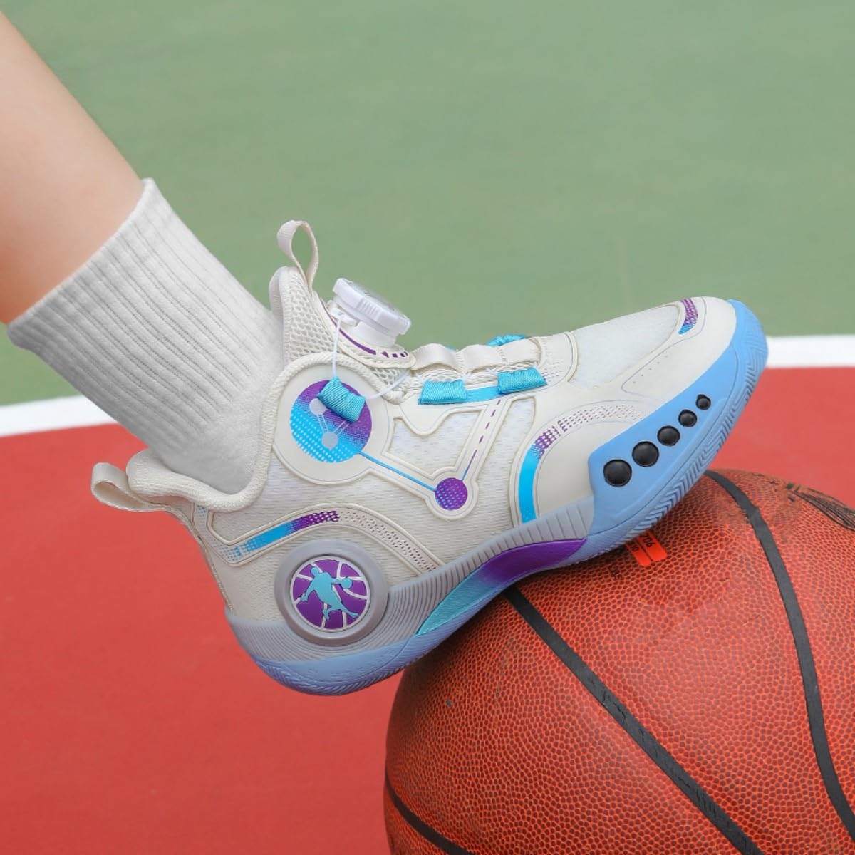 Chaussures de Basket pour garçons Chaussures de Basket pour Filles Chaussures de Basket pour Enfants Chaussures de Sport Entraîneurs Confort Tennis Course à Pied Entraîneurs