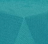 Brandsseller Gartentischdecke Weichschaum 110x140 cm Eckig | geschäumt | Outdoor-Tischdecke | wetterfeste und rutschfeste Tischdecke | Türkis