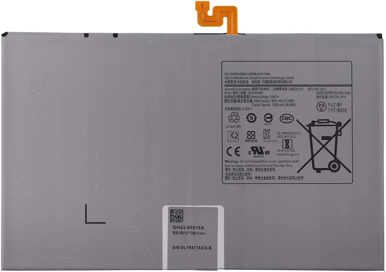 Duotipa EB-BT975ABY Battery Compatible with Galaxy Tab S7 Plus 12.4 with Repair Tool Kit