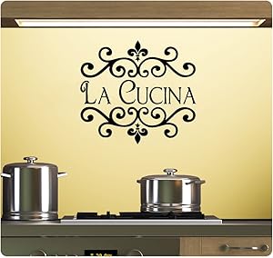 La Cucina Wall Decal Sticker Art Mural Home Décor