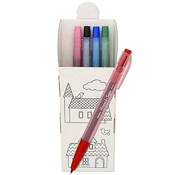 Amazon.co.jp: ゼブラ 水性ペン ノックサイン 5色セット 壁掛け
