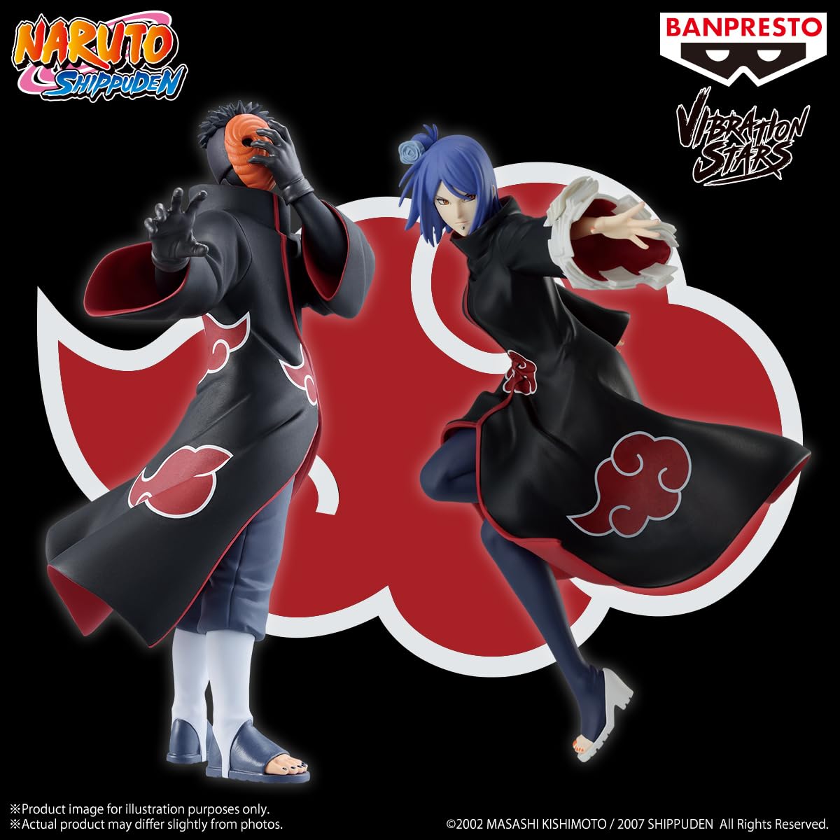Banpresto Statuina Azione Tobi Naruto Shippuden - Vibration Stars 17 cm - Multicolore BP29184P - Figura da collezione - Ottimo per i fan degli anime