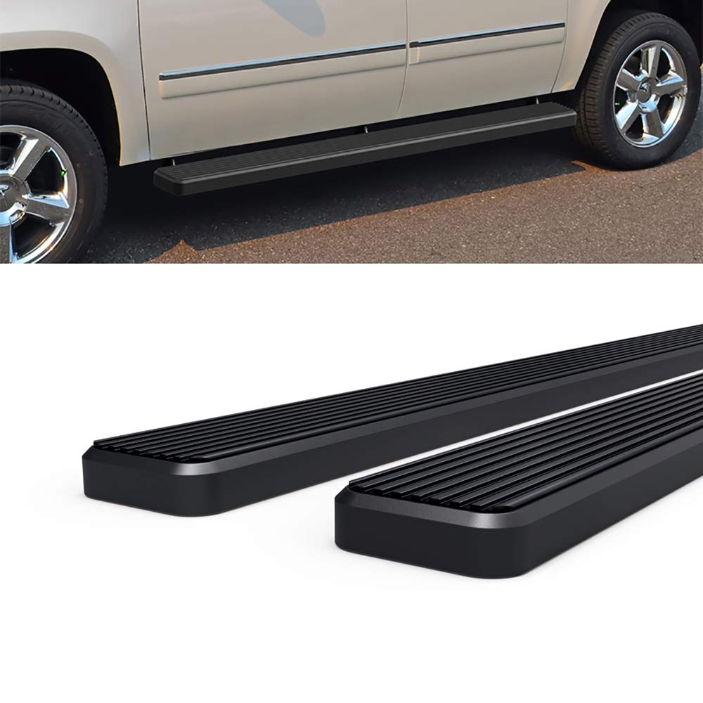 3 Inch Round Side Steps Running Boards Nerf Bars For 2000-2020 Chevy Tahoe & GMC Yukon 1500