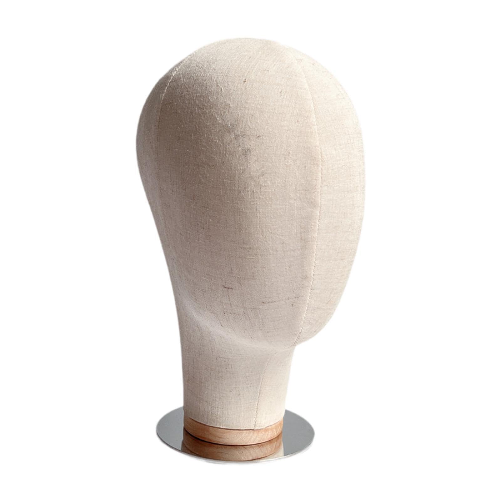 Fenteer Espositore per cappelli per parrucca, supporto per cappelli multifunzionale, testa di manichino per accessorio da barbiere, robusto, Fondo d'Argento