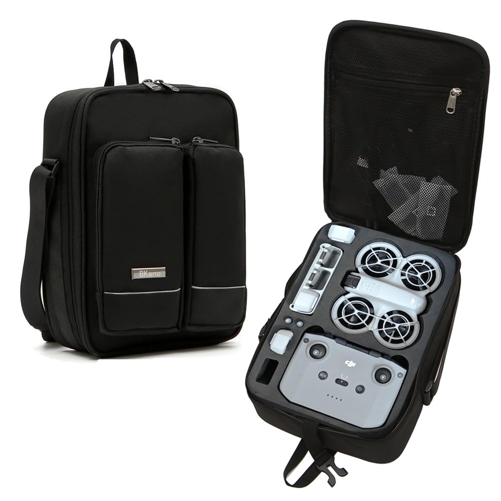JXAXD Carrying Case for DJI Neo Fly More Combo Large Capacity Storage Bag for DJI Neo Portable Neo Bag with Adjustable Shoulder Strap