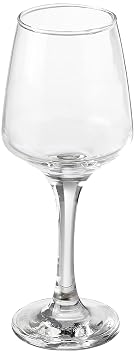 Amazon Brand - Solimo Wine Glass Set, 310ml, Set of 6, Transparent