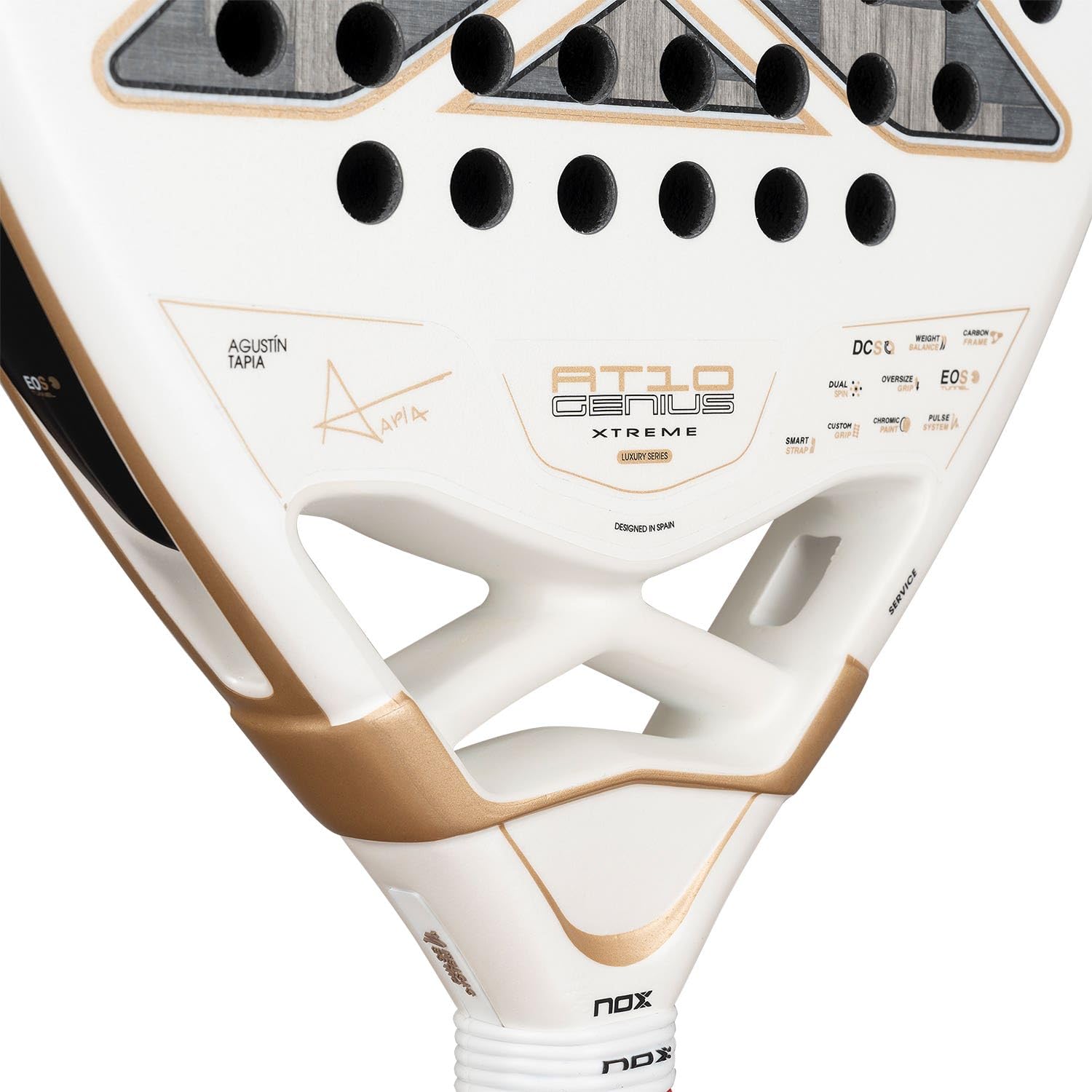NOX Racchetta Padel At10 Genius 12K Unica