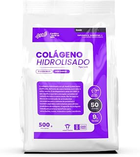 Colágeno Hidrolisado em Pó 4well 500g Tipo I e III