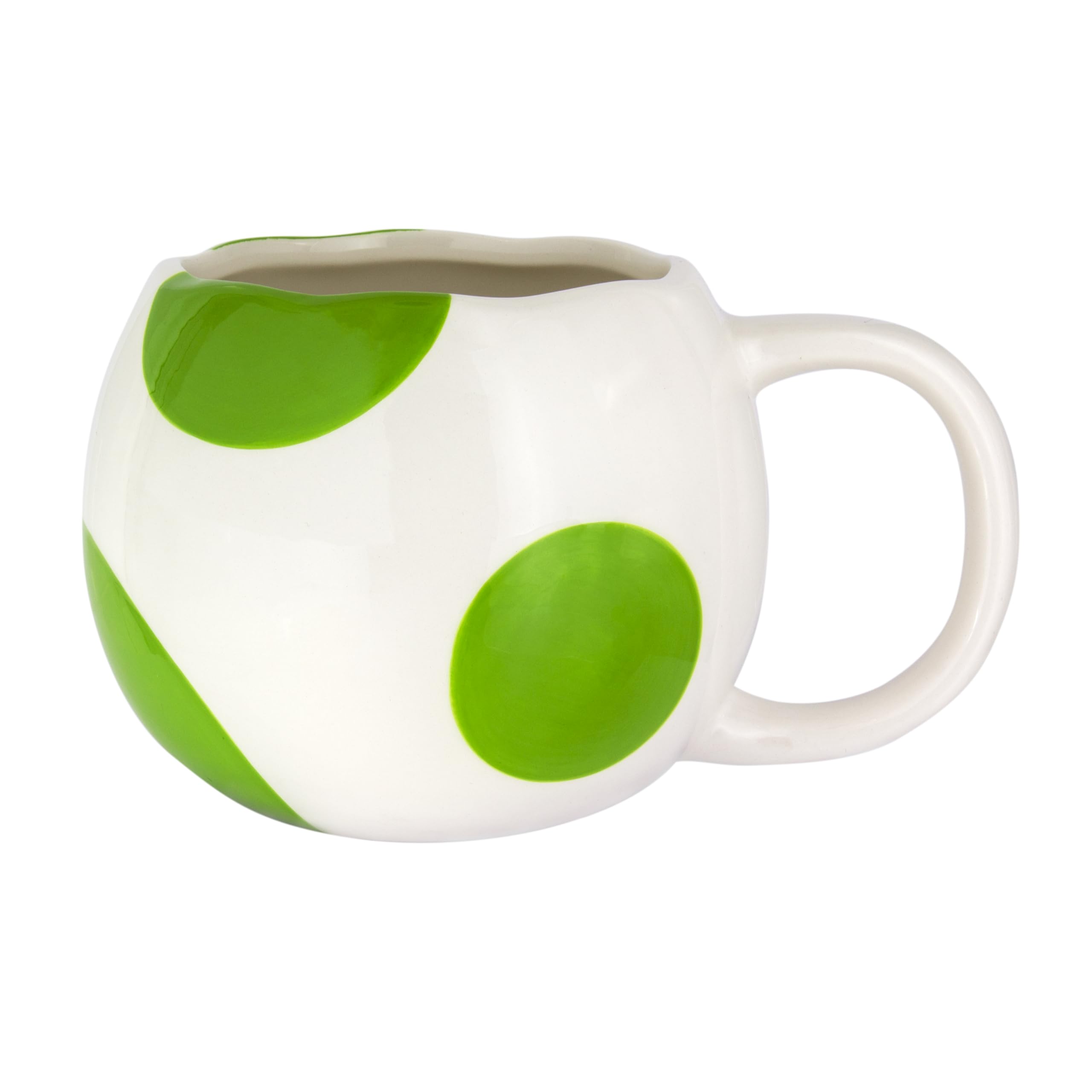 Super Mario Bros. Yoshi Egg Coffee Mug - Officially Licensed Nintendo Ceramic Tea Cup, Novelty Gift for Mario Brothers Fans, Large Capacity | Paladone